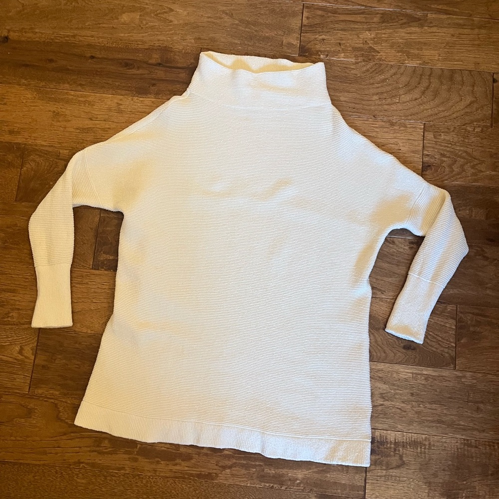 Free People Ottoman Tunic Sweater in Ecru (White), Size XS - Picture 8 of 16